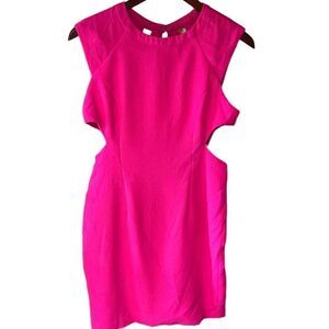 Do +be Medium pink cutout bodycon dress sexy date night classic mini